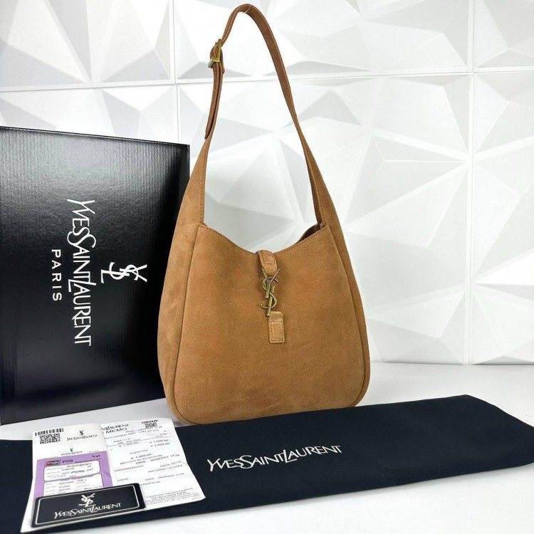 YVES SAİNT LAURENT LE 5 A 7 SÜET TABA